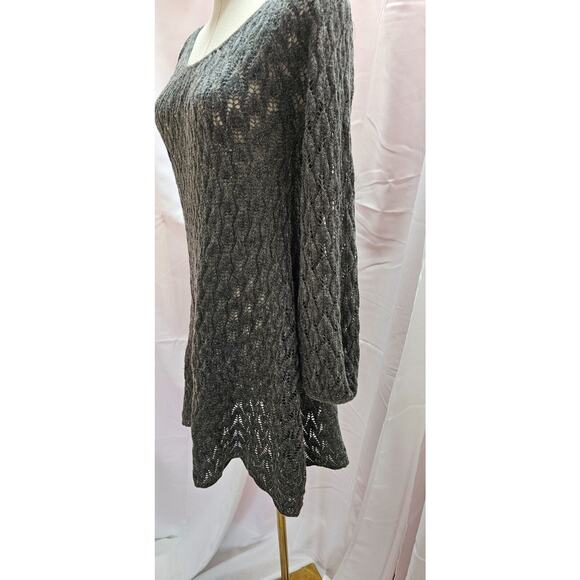 Calypso Christiane Celle Size XS Wool Cashmere Sweater Dress Open Knit Sparkle - Picture 3 of 5